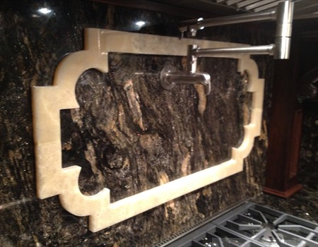 Saturnia And Onyx Full Height Back Splash - Chesterton Indiana